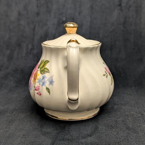 Vintage Sadler "Windsor Swirl" Teapot (England), Mid-Century 🇬🇧🌹💙