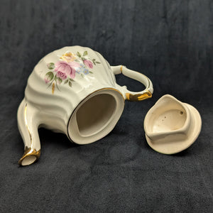 Vintage Sadler "Windsor Swirl" Teapot (England), Mid-Century 🇬🇧🌹💙