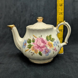 Vintage Sadler "Windsor Swirl" Teapot (England), Mid-Century 🇬🇧🌹💙