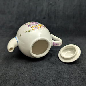 Miniature V&A Museum "Mennecy" Teapot (Franklin Mint, Made in Japan) 🇫🇷🌸🇯🇵