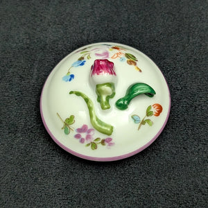 Miniature V&A Museum "Mennecy" Teapot (Franklin Mint, Made in Japan) 🇫🇷🌸🇯🇵