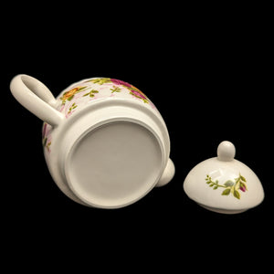 Vintage Pierced Lattice Teapot/Tea Cozy Warmer (Royal Albert Style Roses) 🌹🧺✨