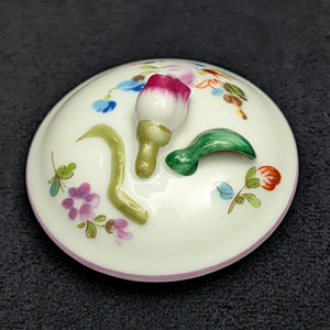 Miniature V&A Museum "Fürstenberg" Fluted Teapot (Franklin Mint) 🇩🇪🌸🇯🇵