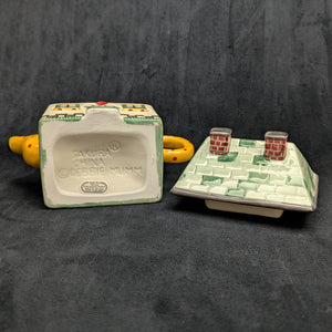 Debbie Mumm Figural Cottage House Teapot (Sakura) 🏡💛❤️