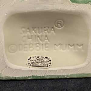 Debbie Mumm Figural Cottage House Teapot (Sakura) 🏡💛❤️