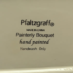 Pfaltzgraff "Painterly Bouquet" Figural Teapot (Flower Cart) 🌸🛒🐦