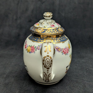 Miniature V&A Museum "Tournay" Teapot (Franklin Mint) 🇧🇪⚜️🐦