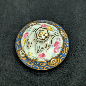 Miniature V&A Museum "Tournay" Teapot (Franklin Mint) 🇧🇪⚜️🐦