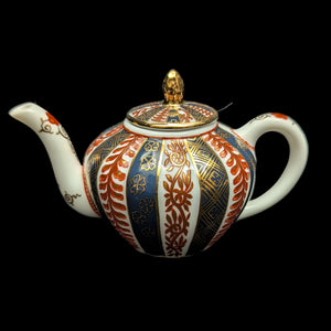 Miniature V&A Museum "Meissen" Teapot (Franklin Mint) 🇩🇪⚜️⛩️