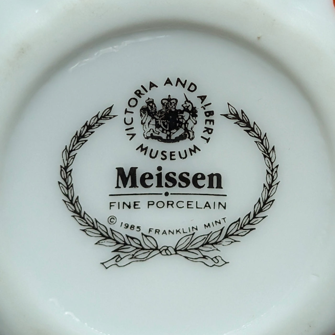 フランクリンミント社　ティー　ミニポット　マイセン　Meissen　インテリア Miniature V&A Museum 