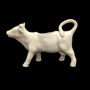 Vintage Milchkännchen in Form einer weißen Kuh (Hergestellt in Frankreich) 🐄🇫🇷🤍