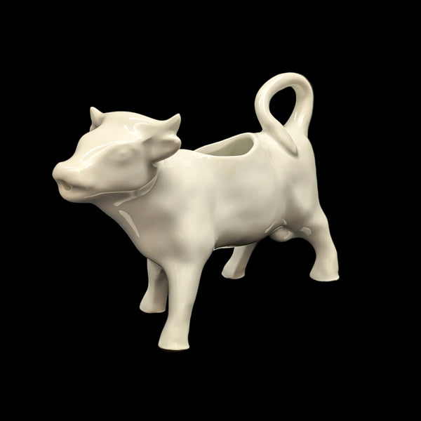 Vintage White Cow Creamer (Made in France) 🐄🇫🇷🤍