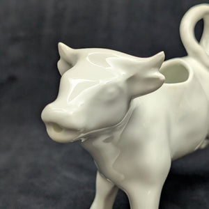 Vintage Milchkännchen in Form einer weißen Kuh (Hergestellt in Frankreich) 🐄🇫🇷🤍