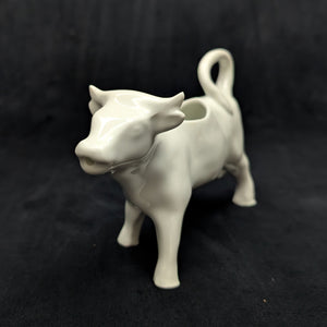 Vintage Milchkännchen in Form einer weißen Kuh (Hergestellt in Frankreich) 🐄🇫🇷🤍