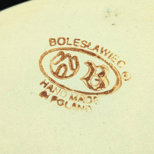 Small Oval Polish Pottery Dish/Baker (Bolesławiec, Traditional Peacock Eye) 🇵🇱🍽️💙