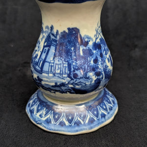 Vintage Blue & White Ironstone Sugar Caster/Muffineer (Victoria Transferware) 💙🏰🧂