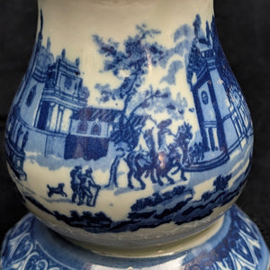 Vintage Blue & White Ironstone Sugar Caster/Muffineer (Victoria Transferware) 💙🏰🧂