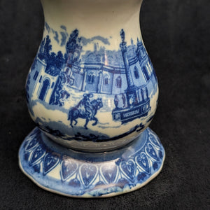 Vintage Blue & White Ironstone Sugar Caster/Muffineer (Victoria Transferware) 💙🏰🧂