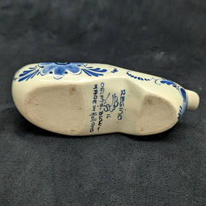 Vintage Delft Blue Figural Clog Accessories Set (Regina, Holland) 🇳🇱🔥⛵