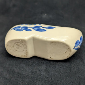 Vintage Delft Blue Figural Clog Accessories Set (Regina, Holland) 🇳🇱🔥⛵