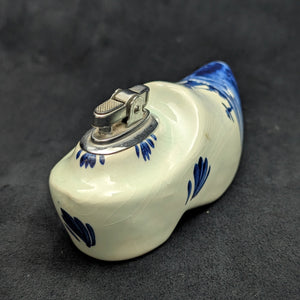 Vintage Delft Blue Figural Clog Accessories Set (Regina, Holland) 🇳🇱🔥⛵