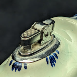 Vintage Delft Blue Figural Clog Accessories Set (Regina, Holland) 🇳🇱🔥⛵