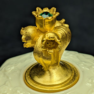 Lenox Porzellan-Geburtssteinbox (Mai) 🇺🇸💚🌸