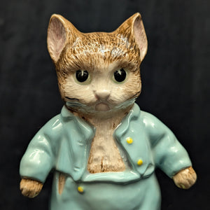 Royal Albert Beatrix Potter Figur, „Tom Kitten“ (Copyright 1993) 🐱🇬🇧📚