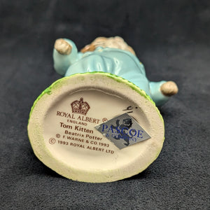 Royal Albert Beatrix Potter Figur, „Tom Kitten“ (Copyright 1993) 🐱🇬🇧📚