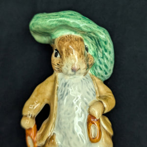 Vintage Beswick Beatrix Potter Figurine, "Benjamin Bunny" (Beswick England) 🐰🎩🥕
