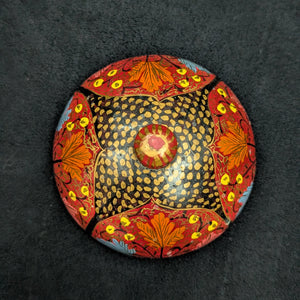 Vintage Hand-Painted Kashmiri Trinket Box (Papier-Mâché) 🇮🇳🌹✨