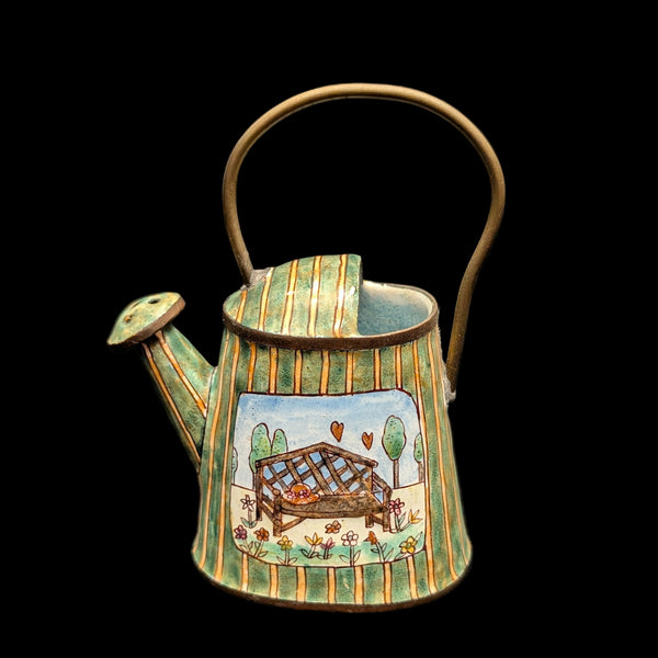 Miniature Empress Arts Watering Can (Year 2000) 🪴💚💛