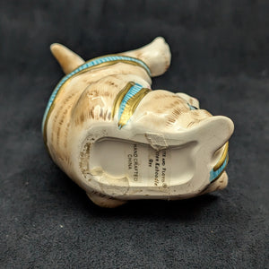 Fitz and Floyd "Kitten Kaboodle" Figurine (Belly Up Pose) 🐈‍⬛🎀💜