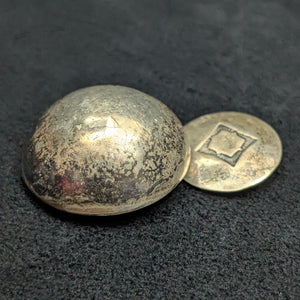 Antique Miniature Hand-Hammered Silver Pill Box/Amulet (Domed) 🥈💊✨