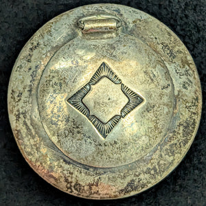 Antique Miniature Hand-Hammered Silver Pill Box/Amulet (Domed) 🥈💊✨