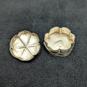 Vintage Mexican Sterling Silver Floral Pill Box (Iguala 925) 🇲🇽🌸🥈