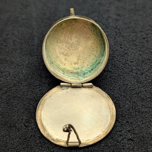 Vintage Mexican Abalone & Mother-of-Pearl Pill Box (Marked Alpaca) 🇲🇽🐚🌸