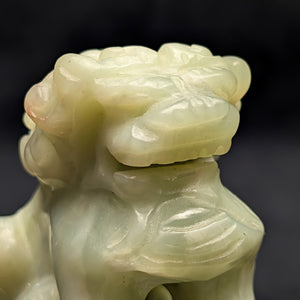 Vintage chinesischer Steinsiegelstempel (Foo-Hund) 🇨🇳🦁💚