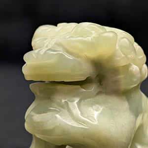 Vintage chinesischer Steinsiegelstempel (Foo-Hund) 🇨🇳🦁💚