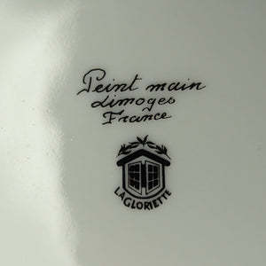 Authentic Limoges Porcelain Trinket Box (Hand-Painted Fishing Dock Scene) 🇫🇷🎣🐟