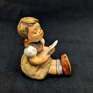 Vintage Hummel Figurine #163/0 "Singing Lesson" (Goebel, W. Germany Era) 🇩🇪👧🎶