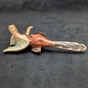 Vintage Goebel Porcelain Bird Figurine, Long-tailed Titmouse (W. Germany) 🐦🇩🇪🌿