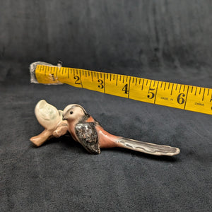 Vintage Goebel Porcelain Bird Figurine, Long-tailed Titmouse (W. Germany) 🐦🇩🇪🌿