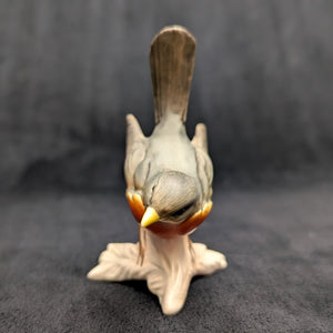 Vintage Goebel Porzellan-Vogelfigur, Amerikanisches Rotkehlchen (Westdeutschland) 🐦🇺🇸🧡