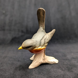 Vintage Goebel Porzellan-Vogelfigur, Amerikanisches Rotkehlchen (Westdeutschland) 🐦🇺🇸🧡