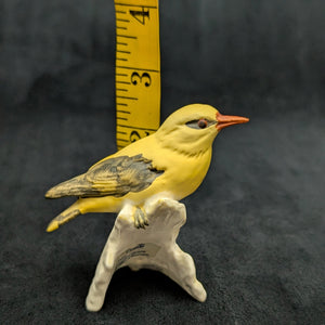 Vintage Goebel Porcelain Bird Figurine, Golden Oriole (W. Germany) ☀️🐦🇩🇪