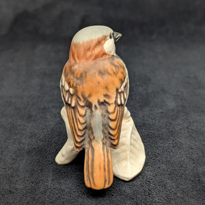 Vintage Goebel Porzellan-Vogelfigur, Haussperling (Westdeutschland) 🐦🇩🇪🤎