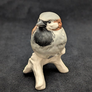 Vintage Goebel Porzellan-Vogelfigur, Haussperling (Westdeutschland) 🐦🇩🇪🤎