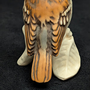 Vintage Goebel Porzellan-Vogelfigur, Haussperling (Westdeutschland) 🐦🇩🇪🤎