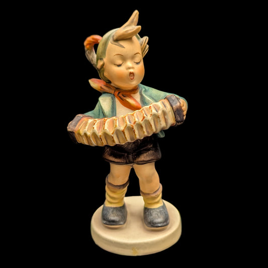 Vintage Hummel Figurine #185 "Accordion Boy" (Goebel, W. Germany) 🇩🇪🎶👦